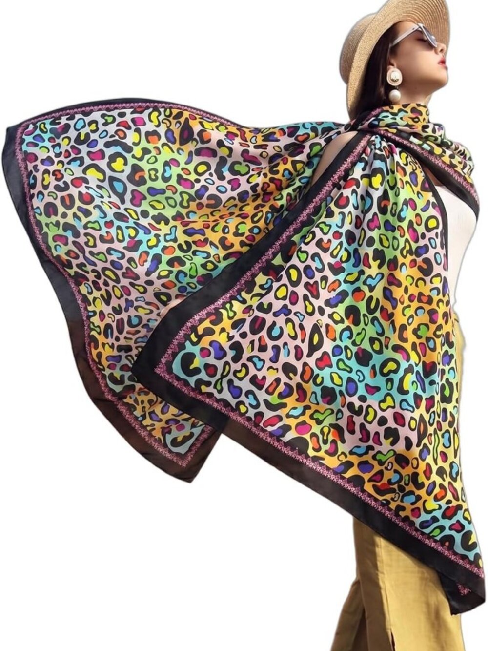 Luxurious 100% Mulberry Silk Shawl Wrap for Women - Elegant Evening Accessory